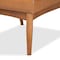 Baxton Studio Daymond Mid-Century Modern Tan Faux Leather and Walnut Brown Finished Wood Dining Chair 186-11353-Zoro - alternate 6